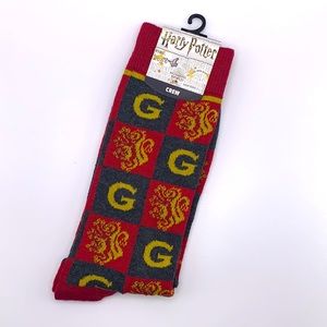 Harry Potter Gryffindor Crew Socks Size 10-13